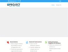 Tablet Screenshot of cproject.com